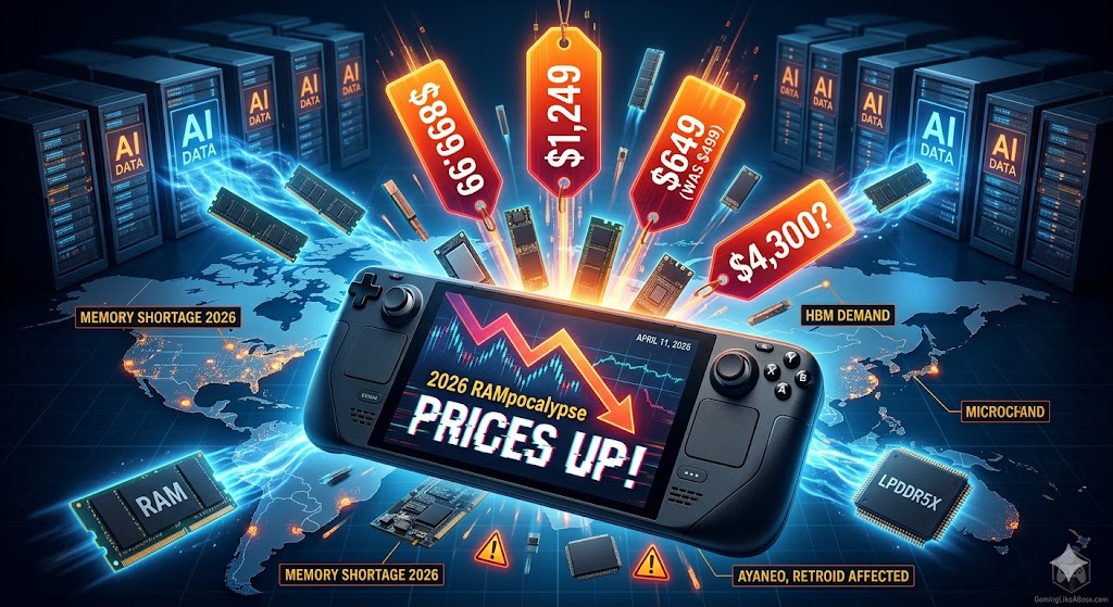 AYANEO Pocket S Mini showing 2026 price increase